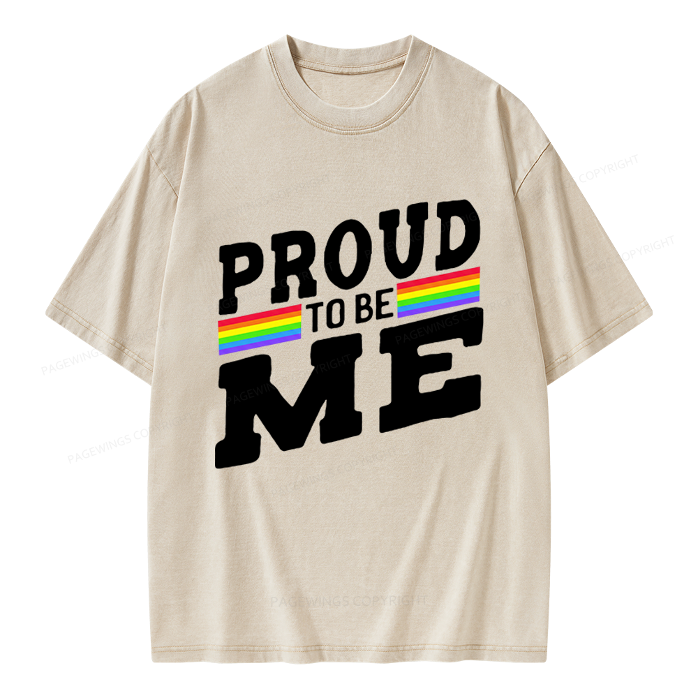 Pagewings Proud to Read Unisex Washed T-shirt