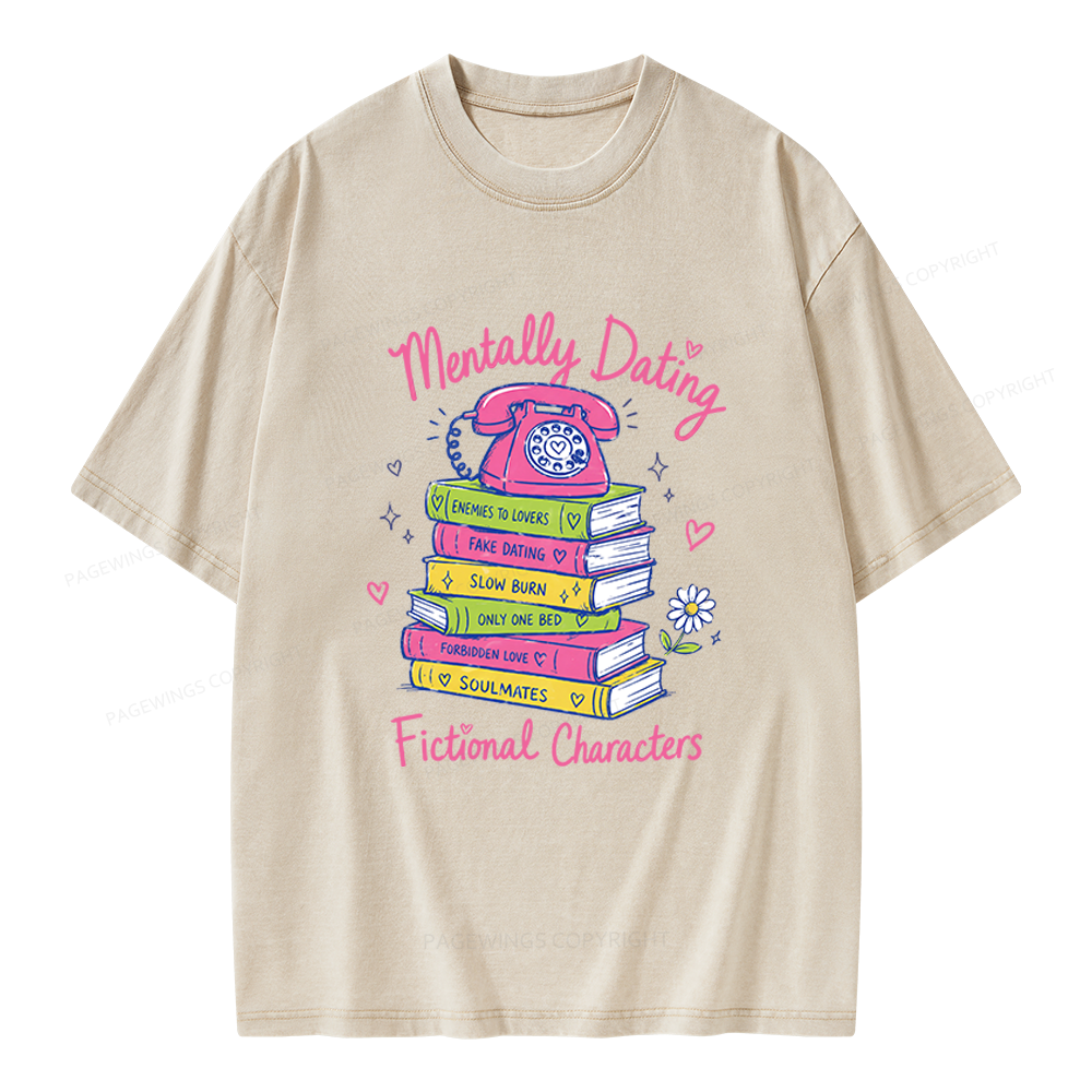 Pagewings Anti Social Book Club Unisex Washed T-shirt