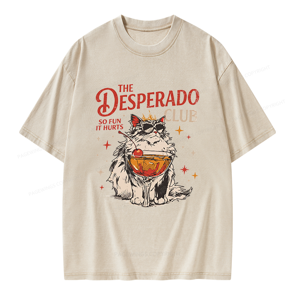Pagewings Desperado Club Unisex Washed T-shirt