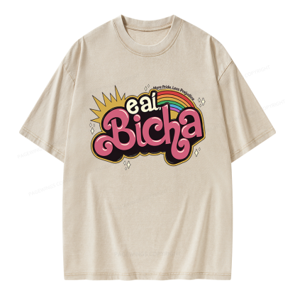 Pagewings More Pride Less Prejudice Unisex Washed T-shirt