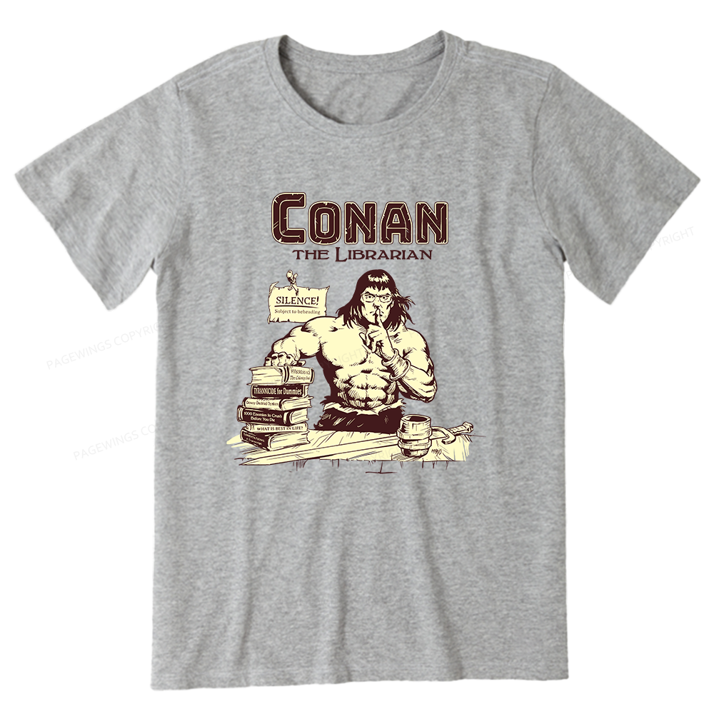 Pagewings Conan The Librarian Unisex Classic T-shirt