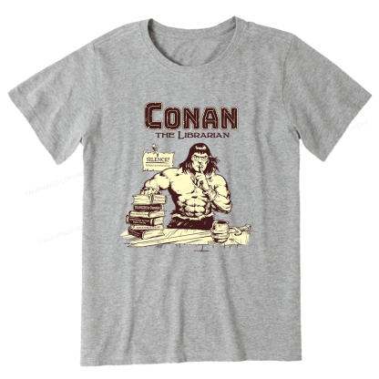 Pagewings Conan The Librarian Unisex Classic T-shirt