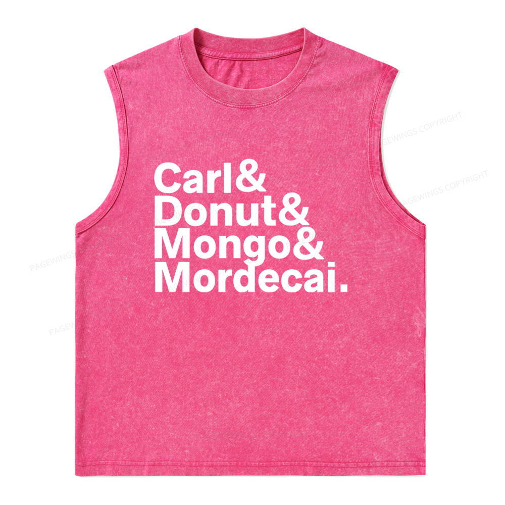 Pagewings Sci-Fi Book Lovers Unisex Washed Tank Top