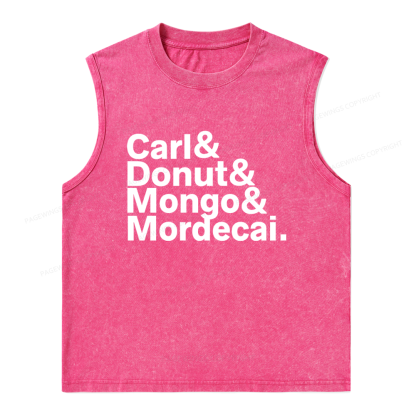 Pagewings Sci-Fi Book Lovers Unisex Washed Tank Top