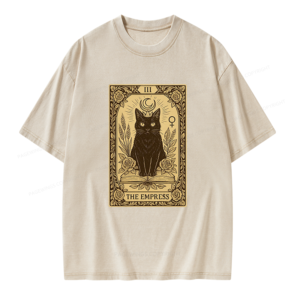 Pagewings The Empress Unisex Washed T-shirt