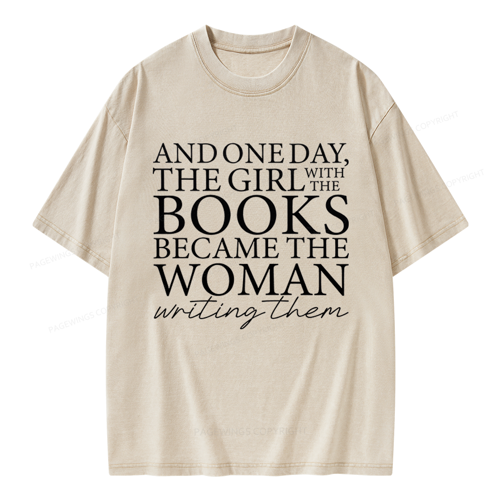 Pagewings Book Lover Unisex Washed T-shirt