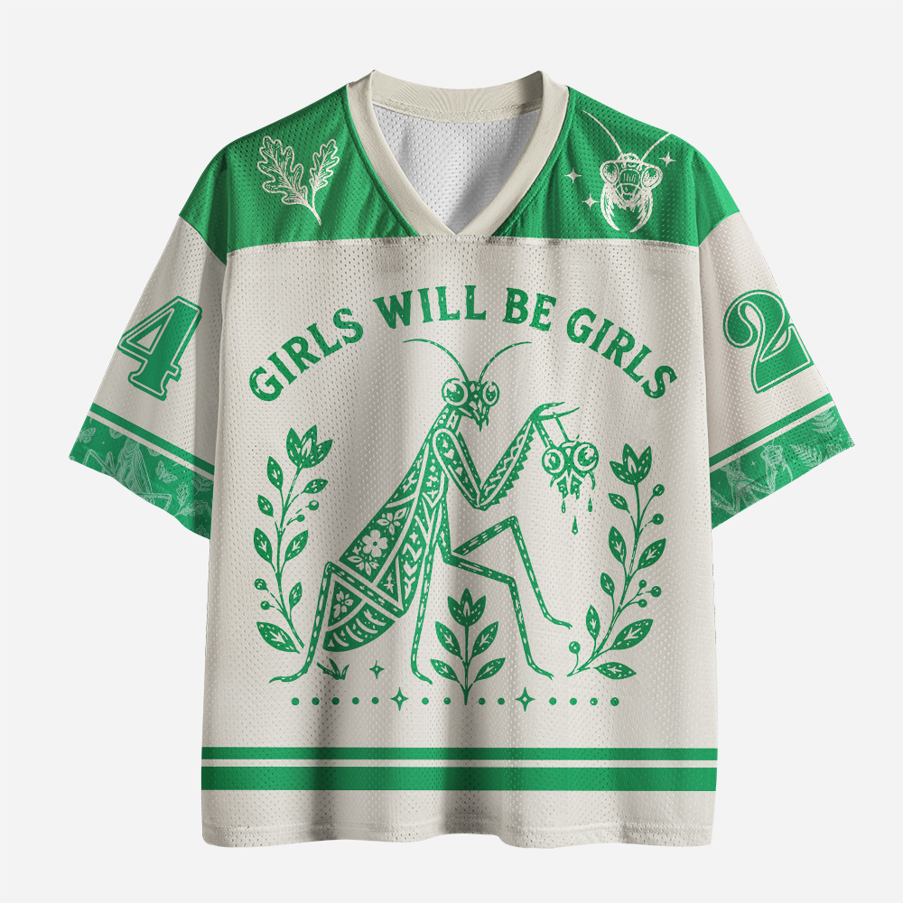 Pagewings Girls Will Be Girls Unisex Mesh Jersey