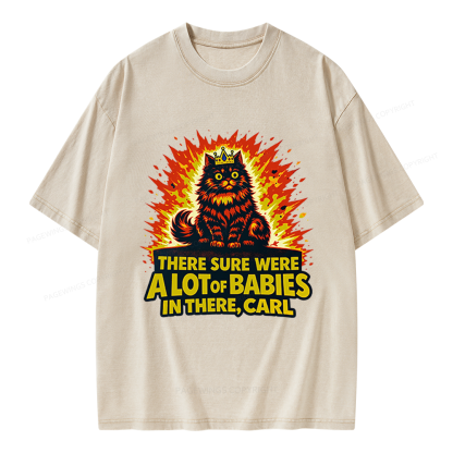 Pagewings A Lot Of Babies In There Unisex Washed T-shirt