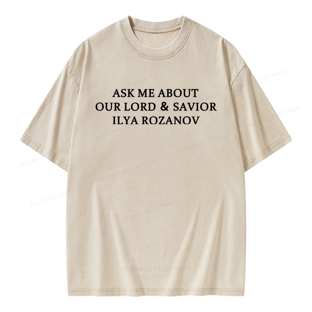 Pagewings Romance Lover Unisex Washed T-shirt