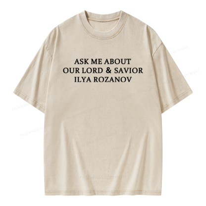 Pagewings Romance Lover Unisex Washed T-shirt