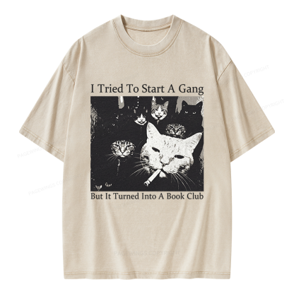 Pagewings Book Club Unisex Washed T-shirt