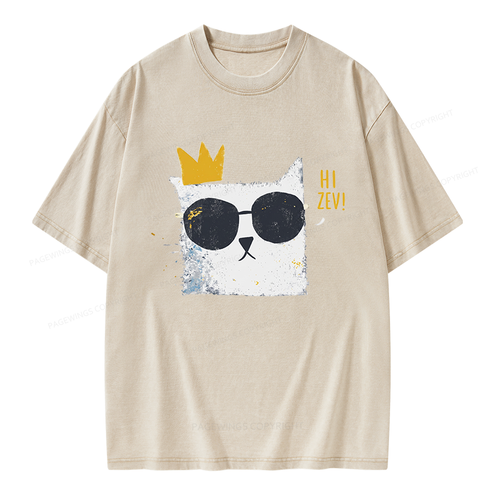 Pagewings Princess Donut Unisex Washed T-shirt