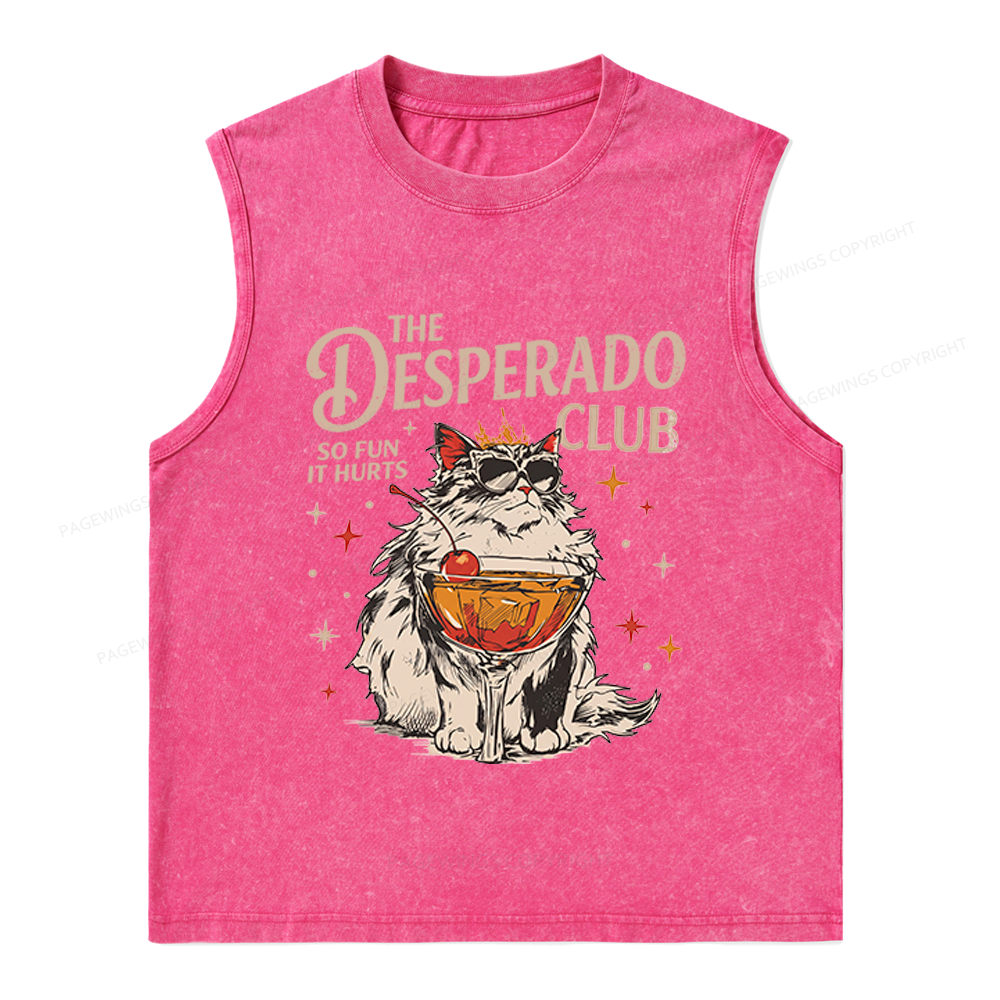 Pagewings Desperado Club Unisex Washed Tank Top