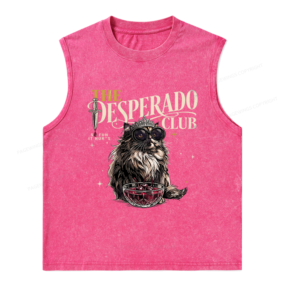Pagewings Desperado Club Unisex Washed Tank Top