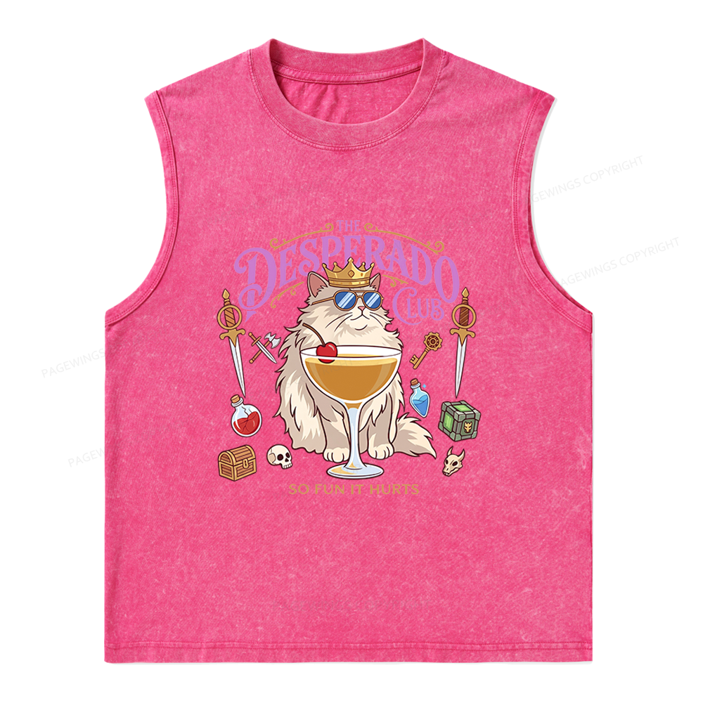 Pagewings Desperado Club Unisex Washed Tank Top