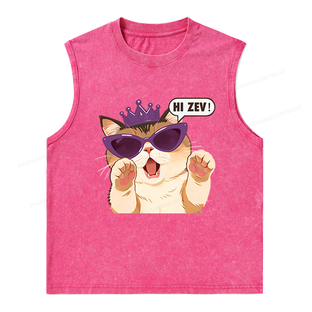 Pagewings Sci-Fi Book Lover Unisex Washed Tank Top