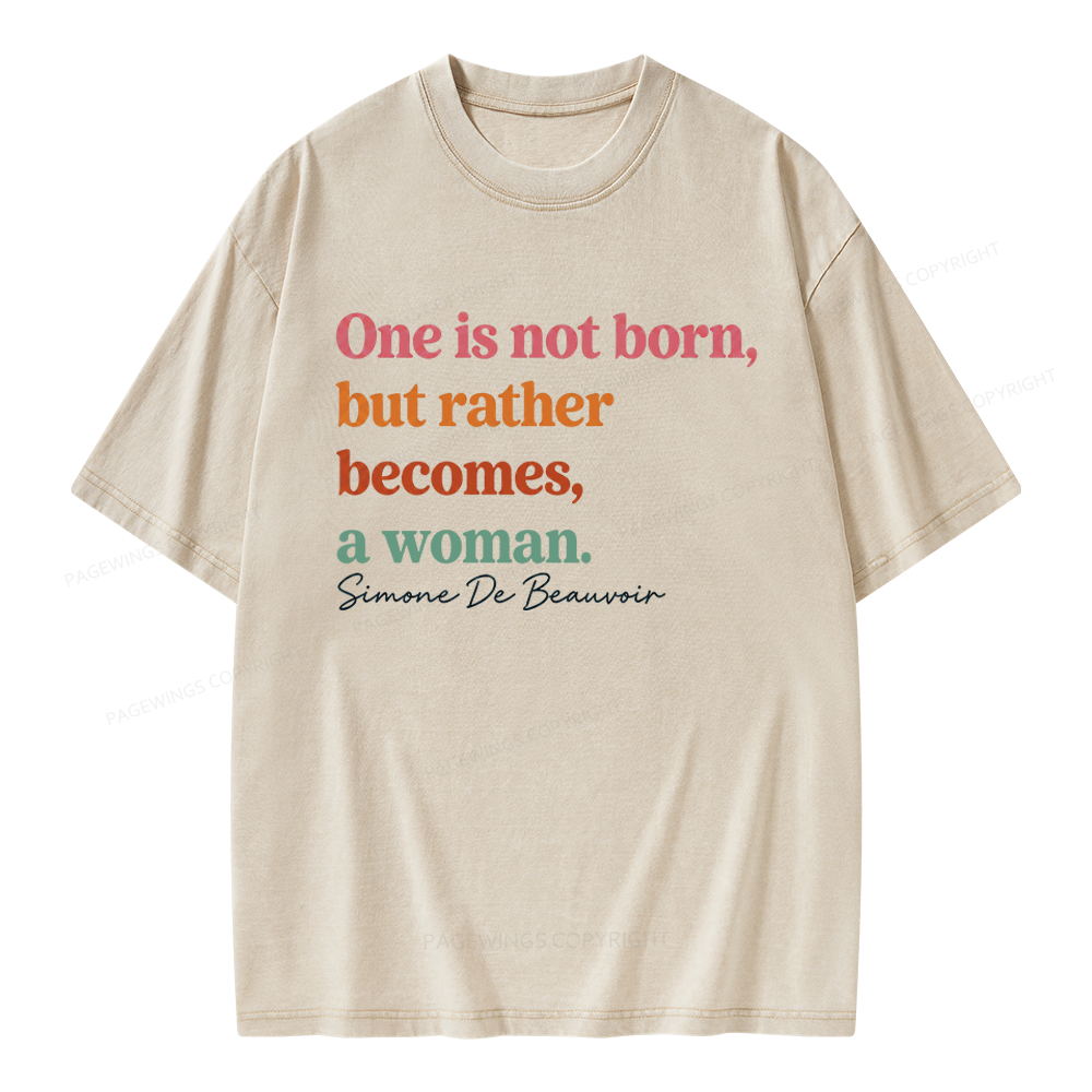 Pagewings Feminism Unisex Washed T-shirt