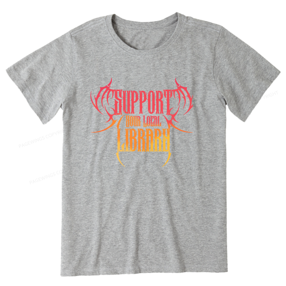 Pagewings Support Your Local Library Unisex Classic T-shirt