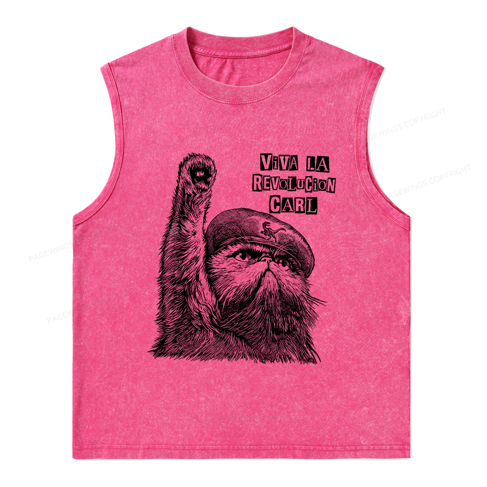 Pagewings Sci-Fi Book Lover Unisex Washed Tank Top