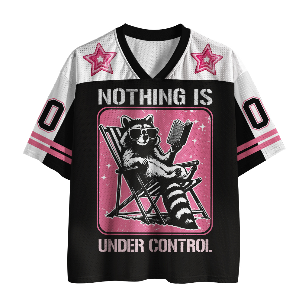 Pagewings Nothing Is Under Control Unisex Mesh Jersey