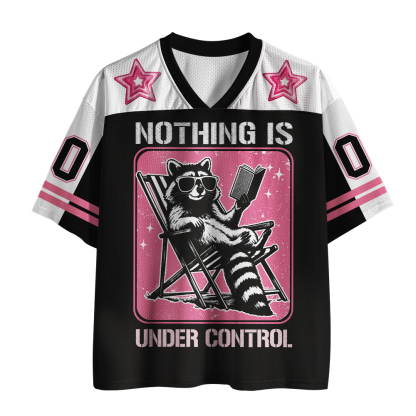Pagewings Nothing Is Under Control Unisex Mesh Jersey