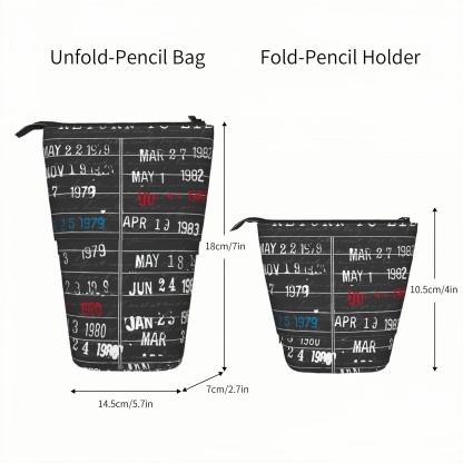 Pagewings When You Have a Library Card Pencil Holder Retractable Pencil Bag