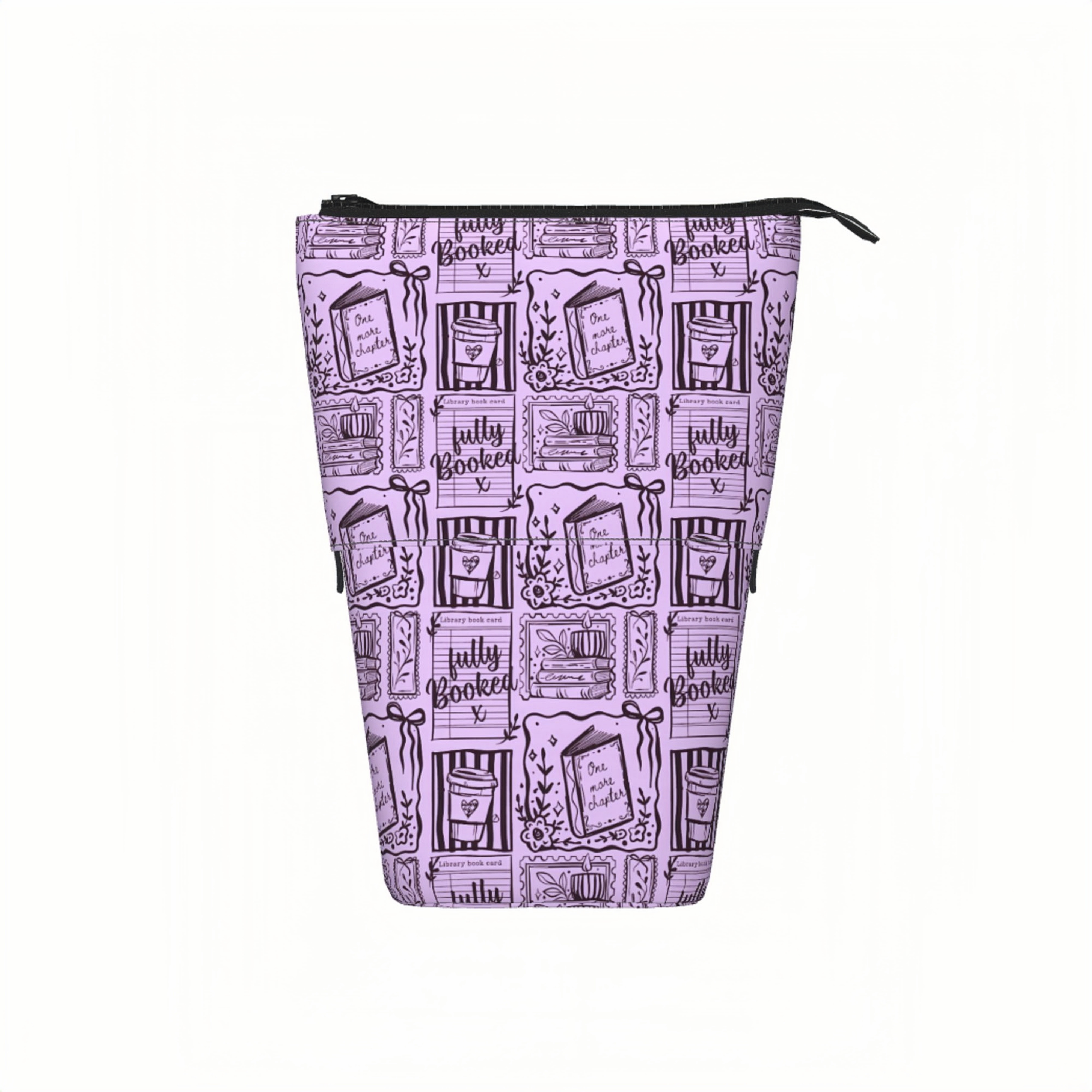 Pagewings Fully Booked Pencil Holder Retractable Pencil Bag