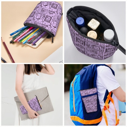 Pagewings Fully Booked Pencil Holder Retractable Pencil Bag