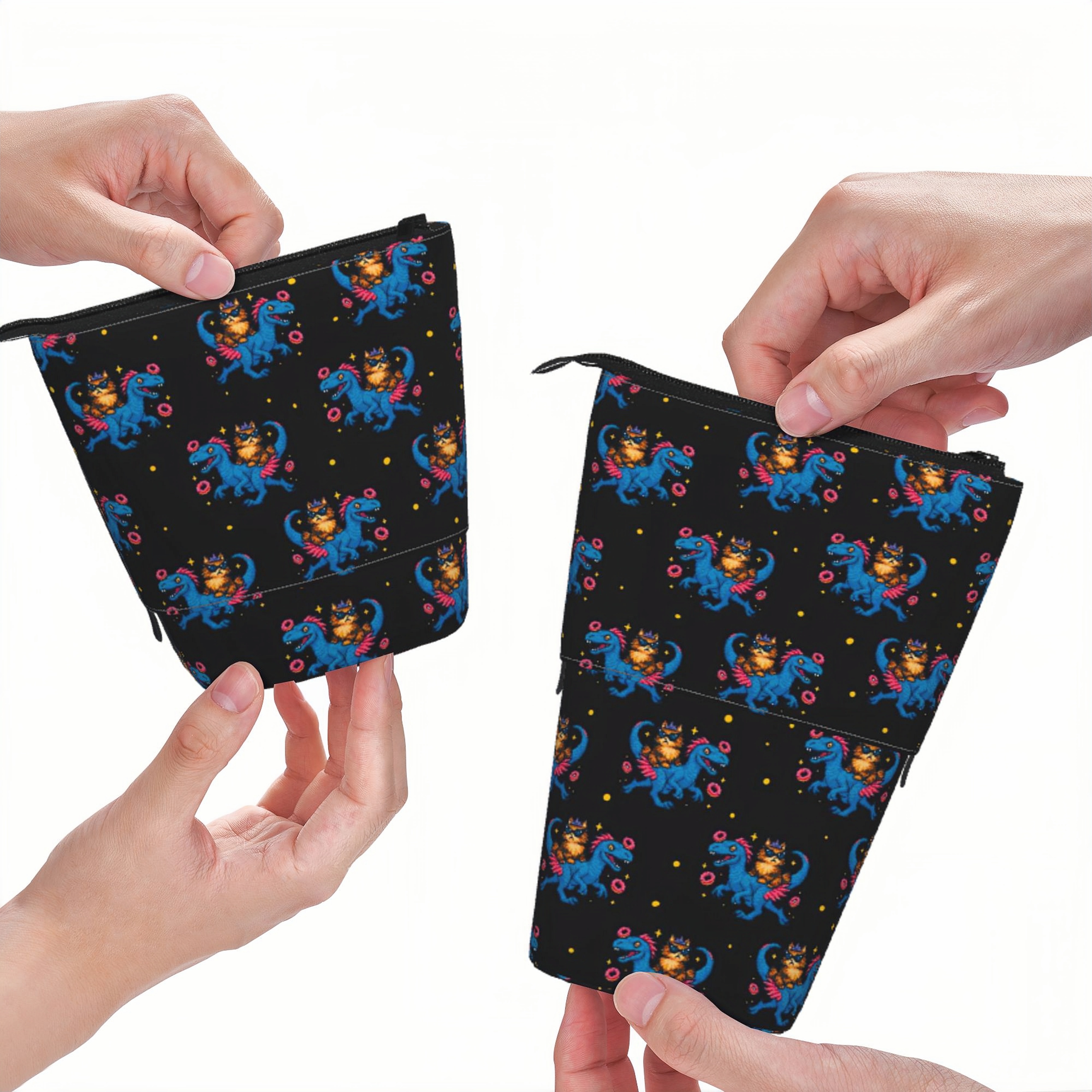 Pagewings Sci-Fi Book Lover Pencil Holder Retractable Pencil Bag