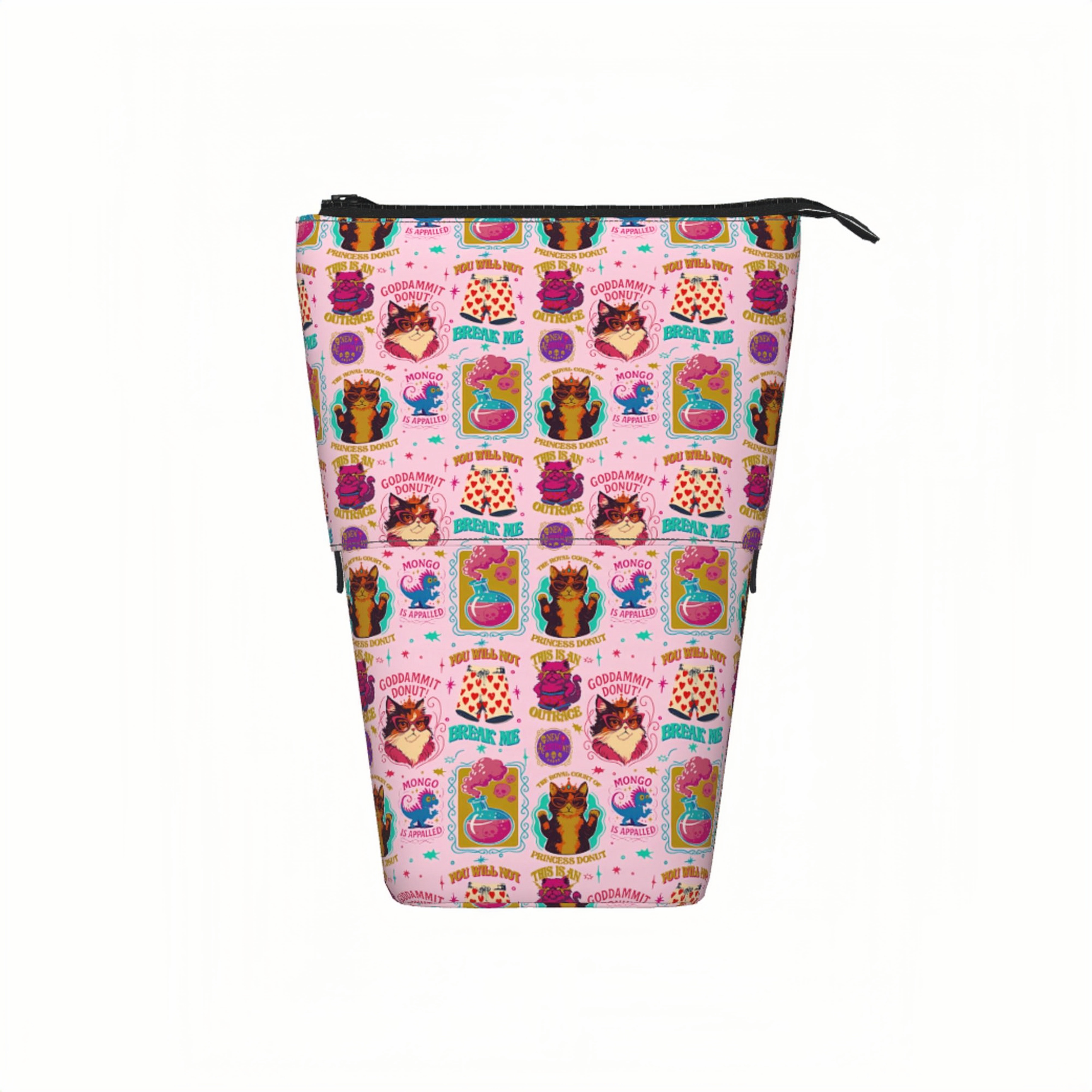 Pagewings Sci-Fi Book Lover Pencil Holder Retractable Pencil Bag