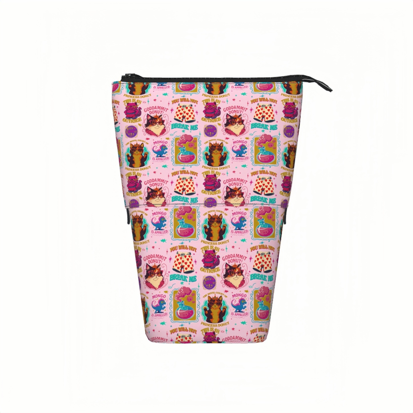 Pagewings Sci-Fi Book Lover Pencil Holder Retractable Pencil Bag