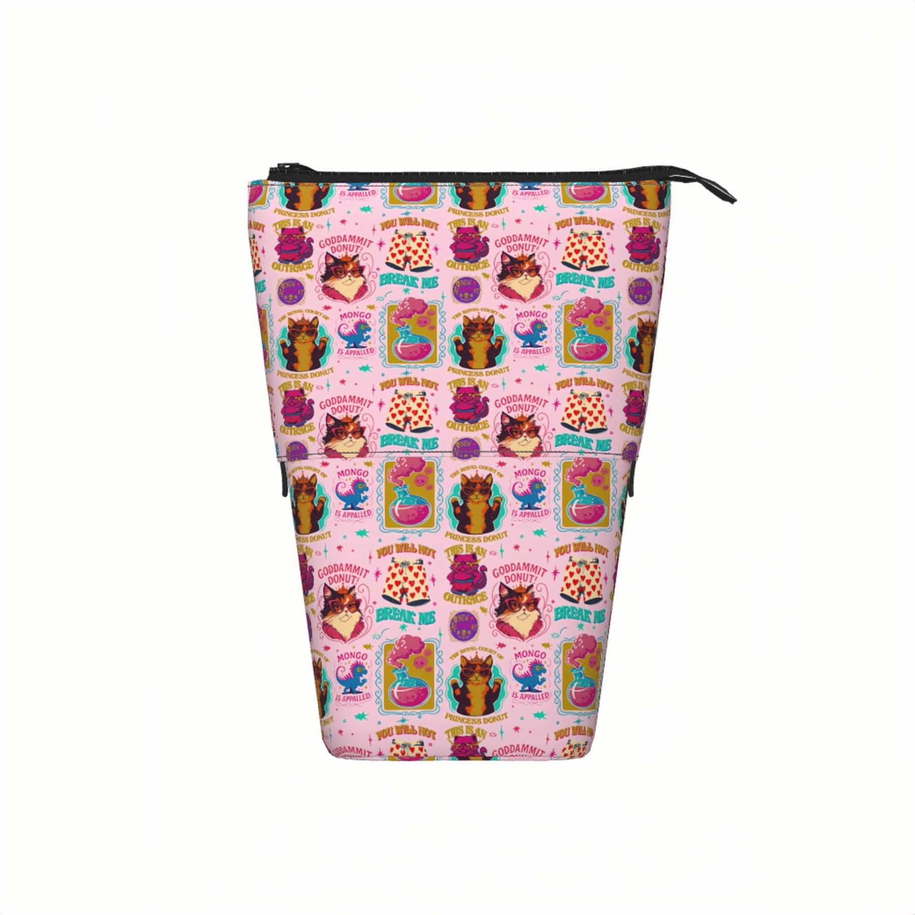 Pagewings Sci-Fi Book Lover Pencil Holder Retractable Pencil Bag