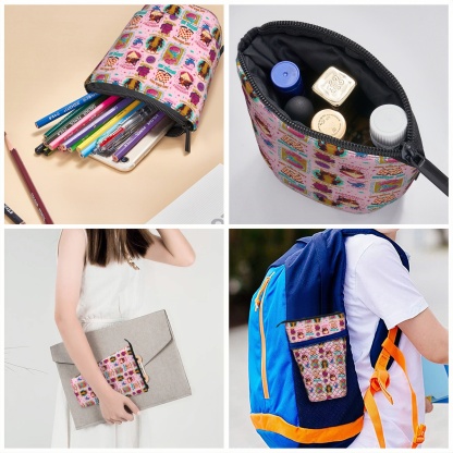 Pagewings Sci-Fi Book Lover Pencil Holder Retractable Pencil Bag