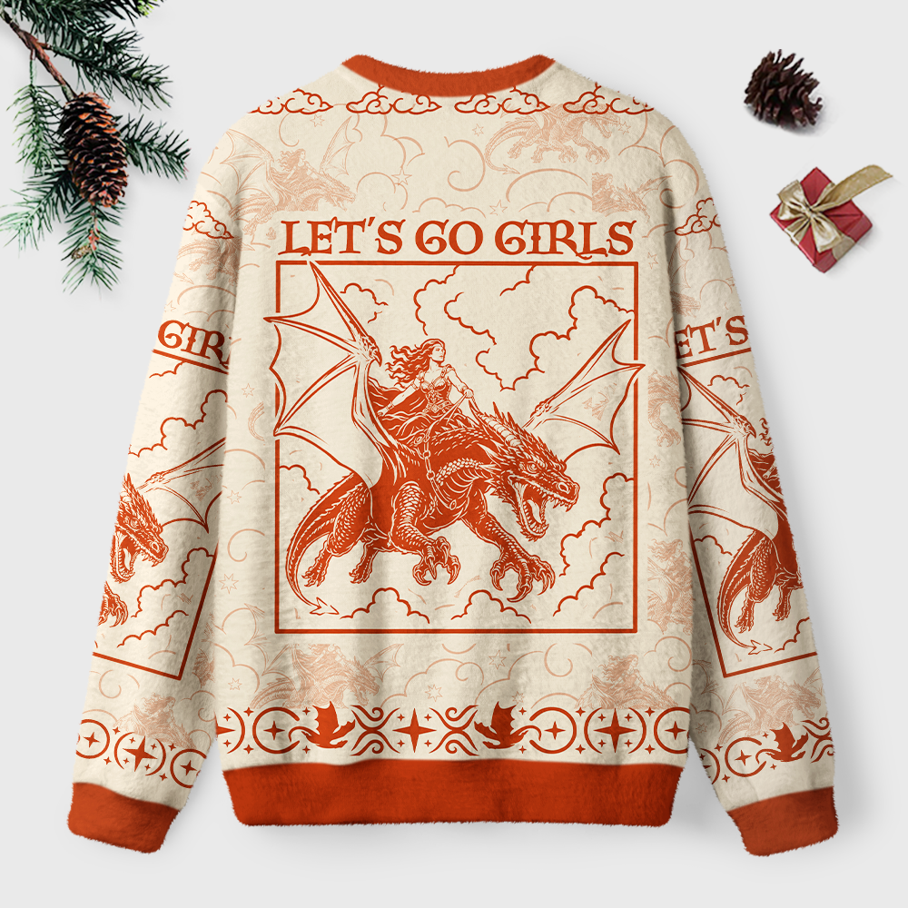 Pagewings Let's Go Girls Unisex Ugly Light Knit Sweatshirt