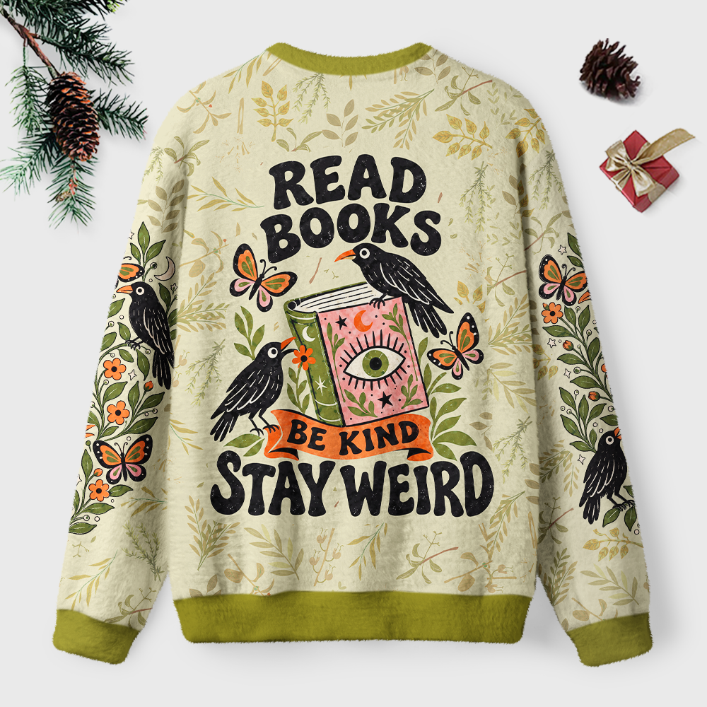 Pagewings Book Lover Unisex Ugly Light Knit Sweatshirt