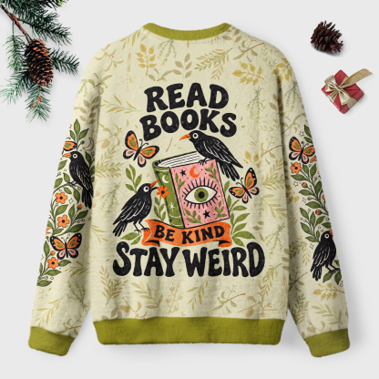 Pagewings Book Lover Unisex Ugly Light Knit Sweatshirt