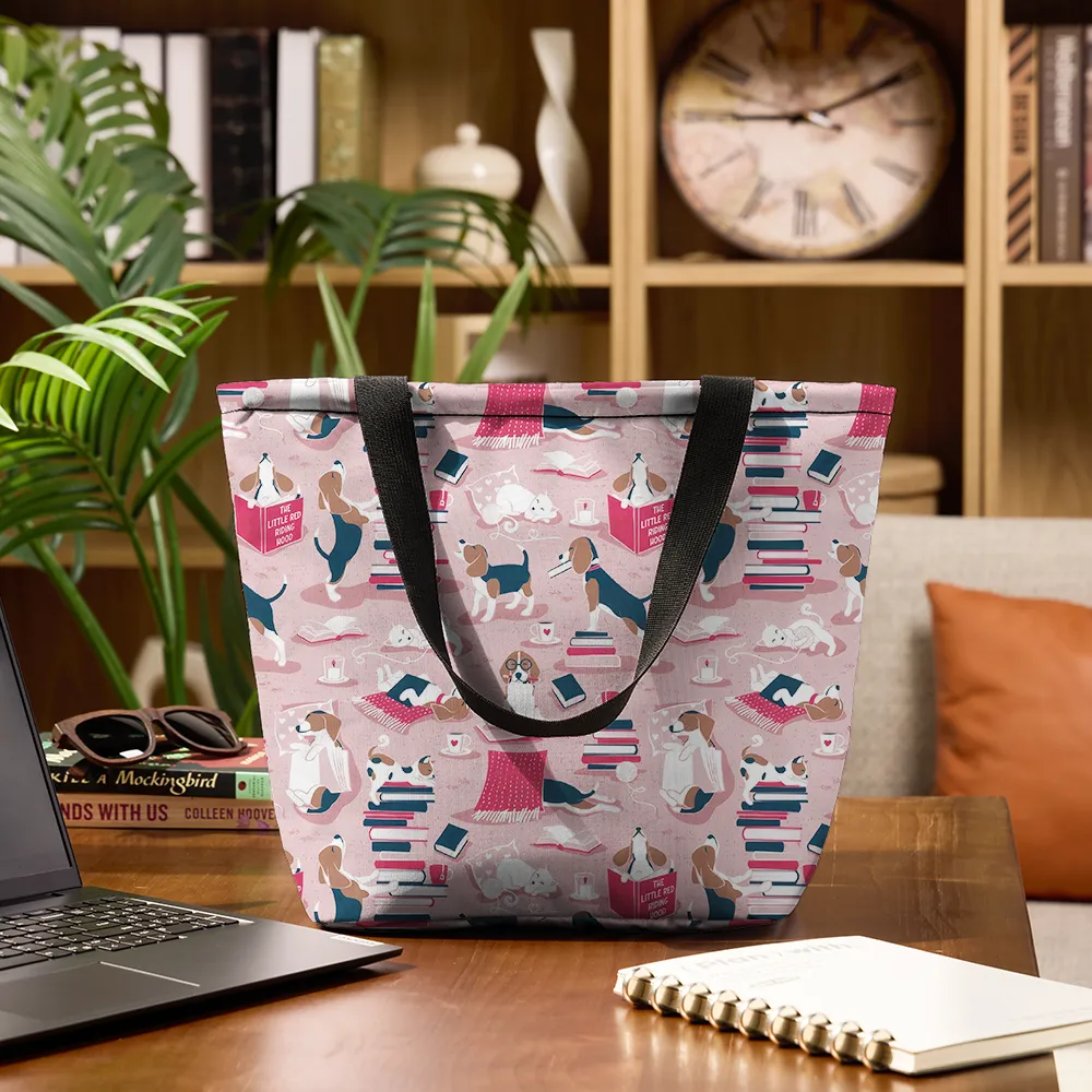 Pagewings The Little Red Riding Hood Large Zippered Tote Bag
