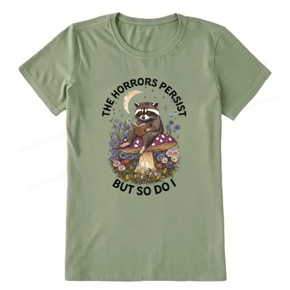 Pagewings The Horrors Persist But So Do I Unisex Classic T-shirt