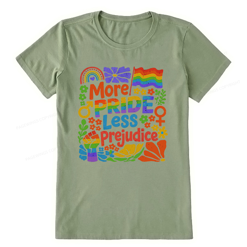 Pagewings More Pride Less Prejudice Unisex Classic T-shirt