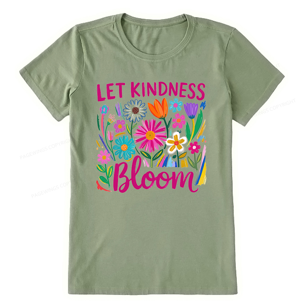 Pagewings Let Kindness Bloom Unisex Classic T-shirt