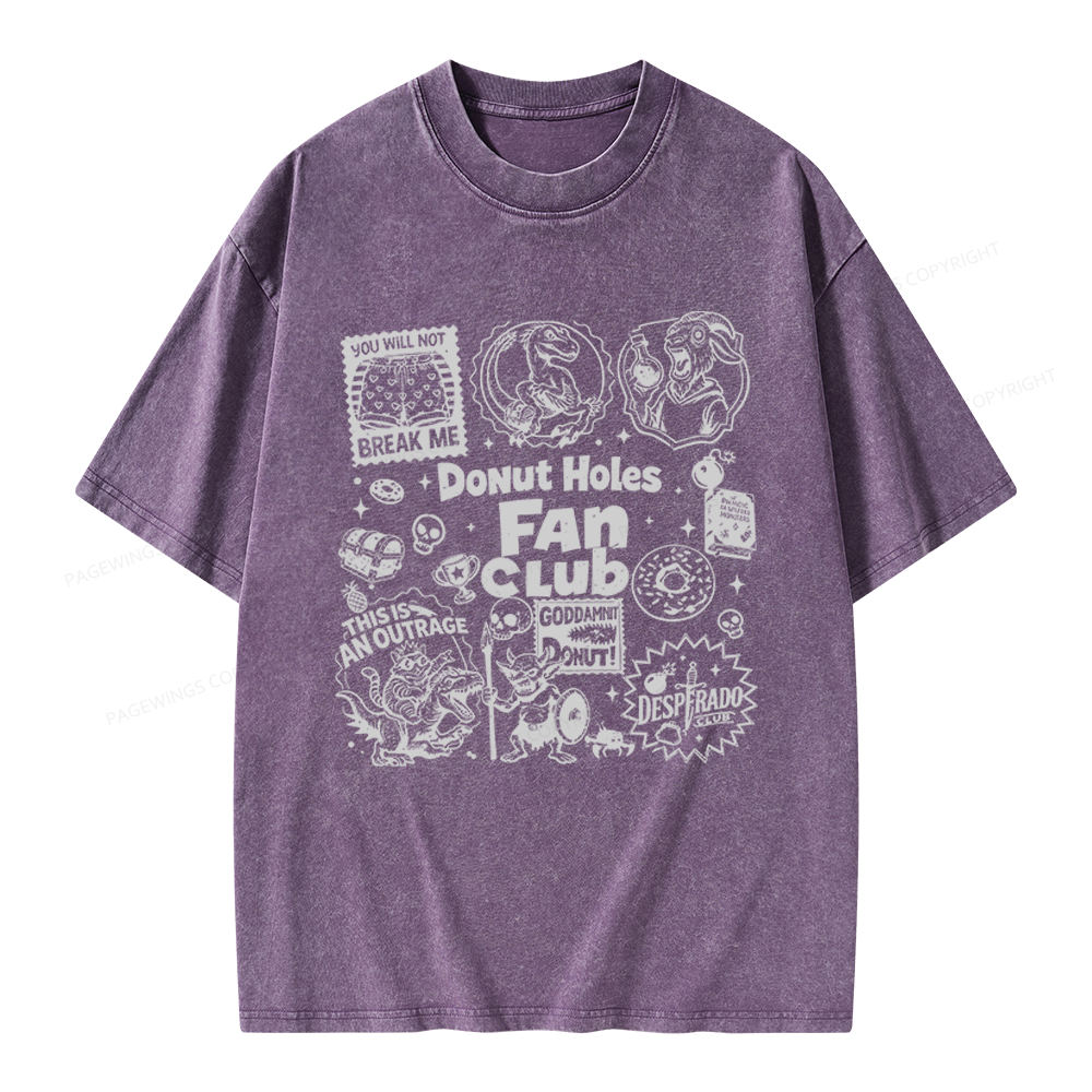 Pagewings Sci-Fi Novel Lover Unisex Washed T-shirt