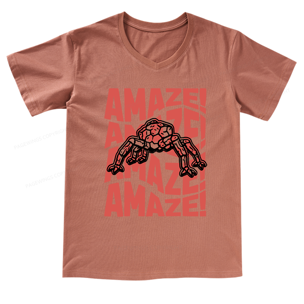 Pagewings Space V-neck T-shirt