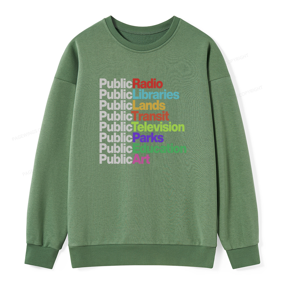 Pagewings Public Libraries Unisex Classic Sweatshirt