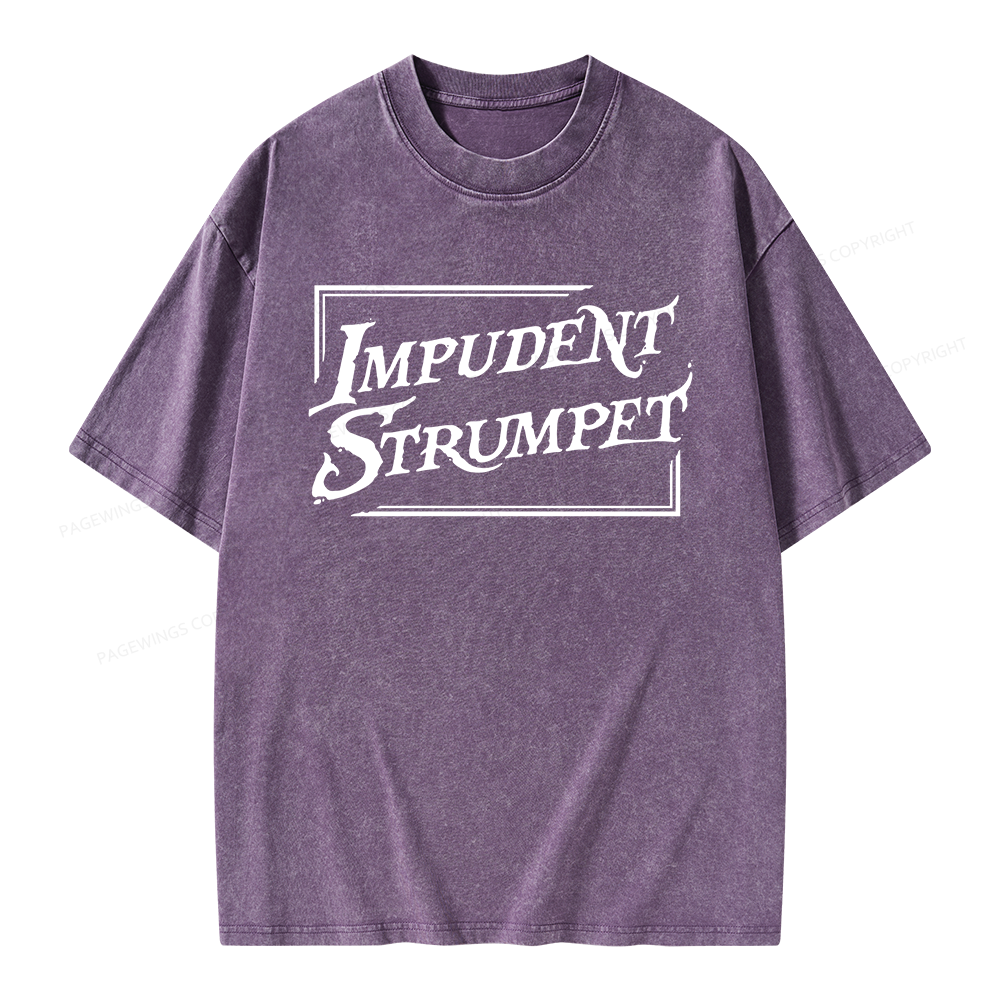 Pagewings Impudent Strumpet Unisex Washed T-shirt