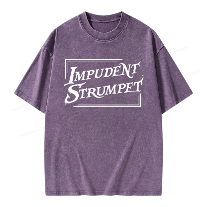 Pagewings Impudent Strumpet Unisex Washed T-shirt