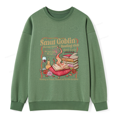 Pagewings Smut Goblin Dark Romance Bookish Unisex Classic Sweatshirt