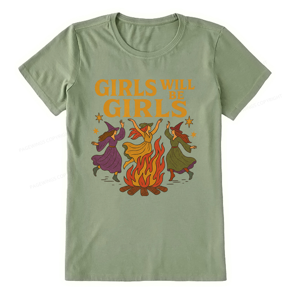Pagewings Girls Will Be Girls Unisex Classic T-shirt
