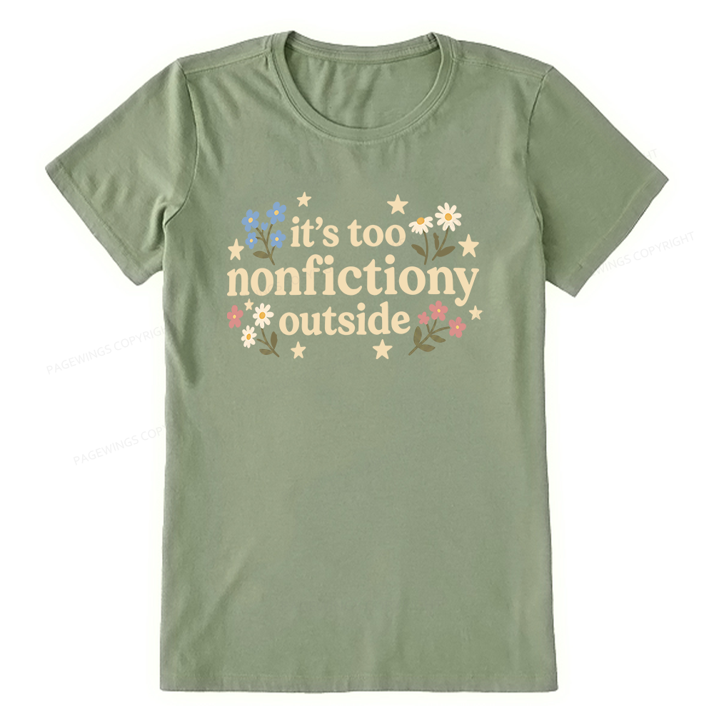 Pagewings Too Nonfictiony Outside Unisex Classic T-shirt