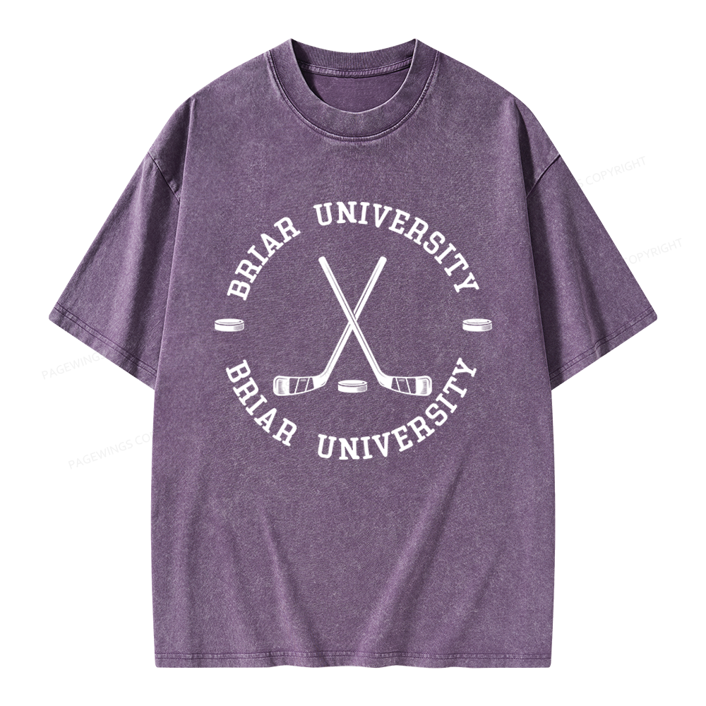 Pagewings Hockey Romance Unisex Washed T-shirt