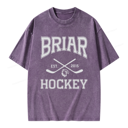 Pagewings Hockey Romance Unisex Washed T-shirt